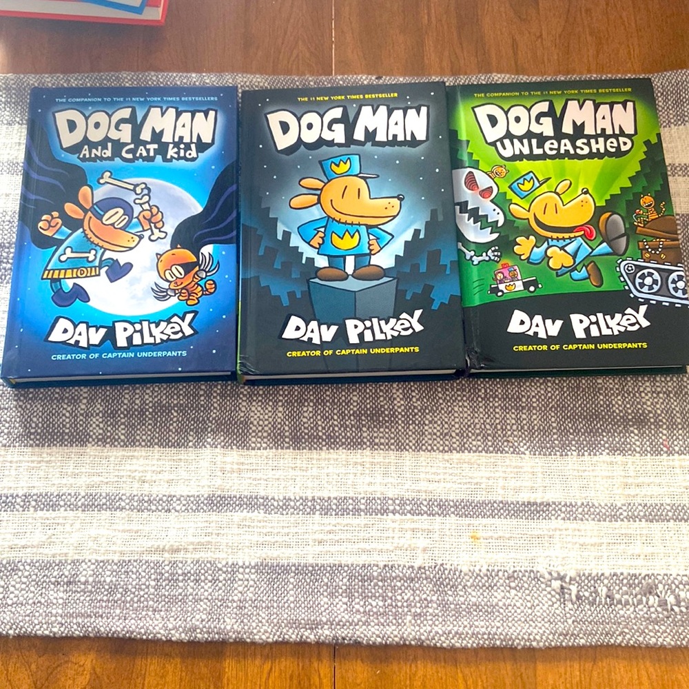 Dog Man by Dav Pilkey creator of captain underpants books